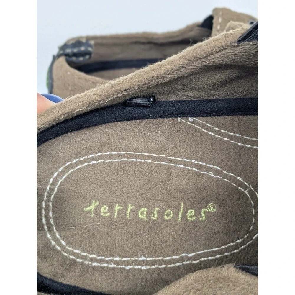 Terrasoles Shoes Mens Size 11 Brown Clog Bungee Toggle Comfort - Picture 7 of 8